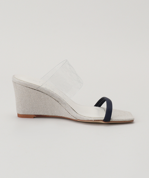 LE TALON（ルタロン）の「7cmクリアLTウェッジサンダル（サンダル・レディース・ベージュ/ネイビー・SMALL/MEDIUM/LARGE/X-LARGE）」の9枚目の写真