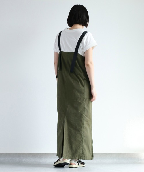 cepo(セポ)の「ベルトストラップジャンスカ 2WAY(ジャンパースカート・レディース・オリーブ/ベージュ・M)」の19枚目の写真