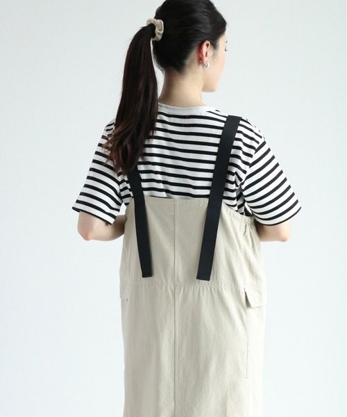 cepo(セポ)の「ベルトストラップジャンスカ 2WAY(ジャンパースカート・レディース・オリーブ/ベージュ・M)」の6枚目の写真