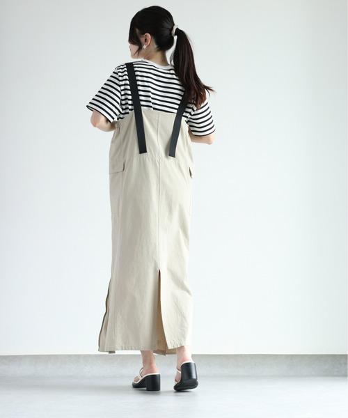 cepo(セポ)の「ベルトストラップジャンスカ 2WAY(ジャンパースカート・レディース・オリーブ/ベージュ・M)」の12枚目の写真