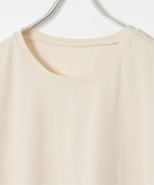VENCEEXCHANGE(ヴァンスエクスチェンジ)の「USAコットンフレンチスリーブTシャツ(Tシャツ/カットソー・レディース・ホワイト/ダークグレー/ブルー/ベージュ/キャメル/ブラウン・FREE)」の11枚目の写真