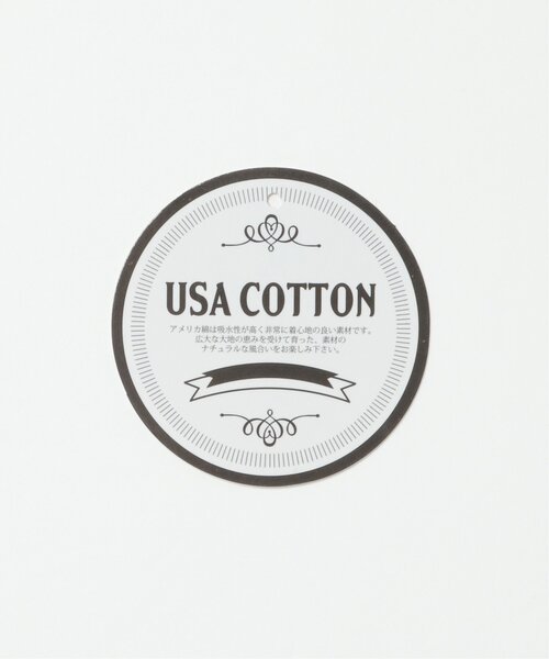 VENCEEXCHANGE(ヴァンスエクスチェンジ)の「USAコットンフレンチスリーブTシャツ(Tシャツ/カットソー・レディース・ホワイト/ダークグレー/ブルー/ベージュ/キャメル/ブラウン・FREE)」の13枚目の写真