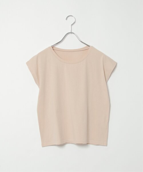VENCEEXCHANGE(ヴァンスエクスチェンジ)の「USAコットンフレンチスリーブTシャツ(Tシャツ/カットソー・レディース・ホワイト/ダークグレー/ブルー/ベージュ/キャメル/ブラウン・FREE)」の17枚目の写真