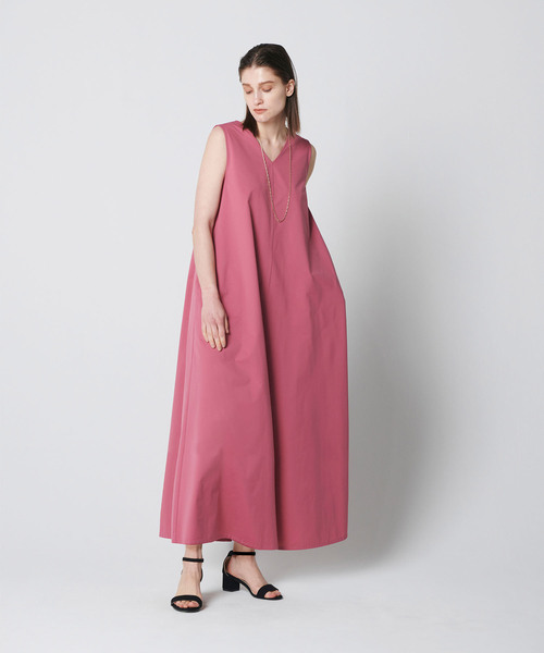 N.O.R.C by the line（ノークバイザライン）の「Water repellent フレアワンピース（ワンピース・レディース・カーキ/ブラック・M/S）」の3枚目の写真