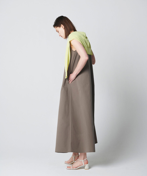 N.O.R.C by the line（ノークバイザライン）の「Water repellent フレアワンピース（ワンピース・レディース・カーキ/ブラック・M/S）」の11枚目の写真