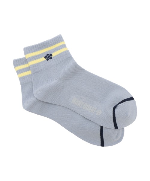 MARY QUANT（マリークワント）の「リブライン ソックス（ソックス/靴下・レディース・ライトブルー/ブラック/ホワイト・FREE）」の3枚目の写真