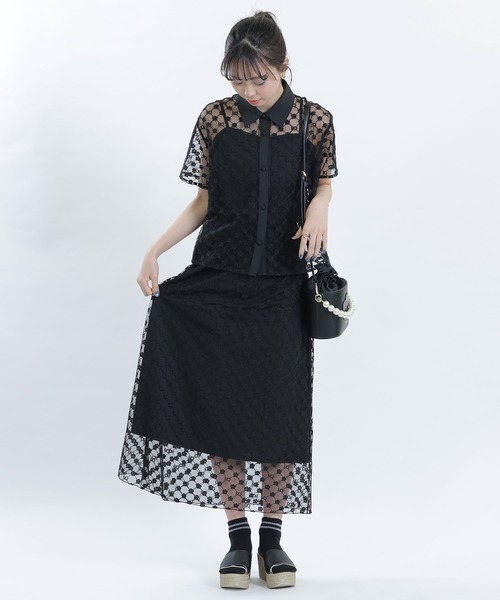 MARY QUANT（マリークワント）の「リブライン ソックス（ソックス/靴下・レディース・ライトブルー/ブラック/ホワイト・FREE）」の5枚目の写真