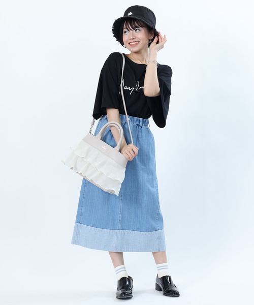 MARY QUANT（マリークワント）の「リブライン ソックス（ソックス/靴下・レディース・ライトブルー/ブラック/ホワイト・FREE）」の10枚目の写真