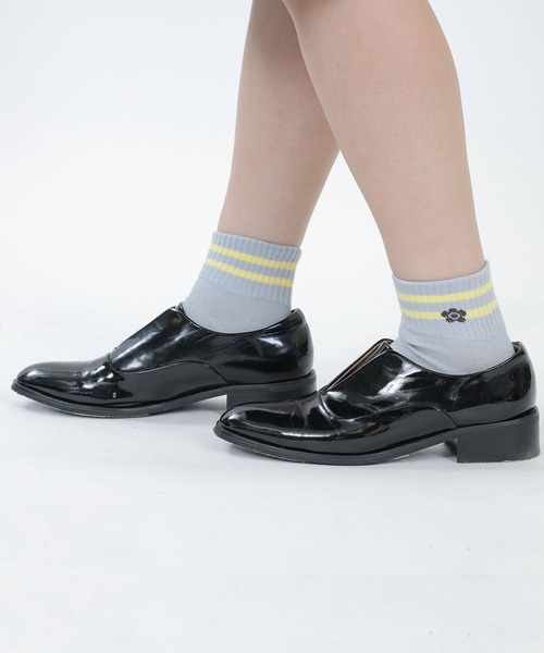 MARY QUANT（マリークワント）の「リブライン ソックス（ソックス/靴下・レディース・ライトブルー/ブラック/ホワイト・FREE）」の14枚目の写真