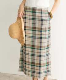 URBAN RESEARCH DOORS | カラーチェックセミタイトスカート(スカート)