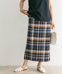 URBAN RESEARCH DOORS | カラーチェックセミタイトスカート(スカート)