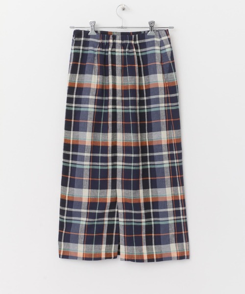 URBAN RESEARCH DOORS（アーバンリサーチドアーズ）の「カラーチェックセミタイトスカート（スカート・レディース・ベージュ系その他/ブルー系その他・SMALL/MEDIUM）」の7枚目の写真