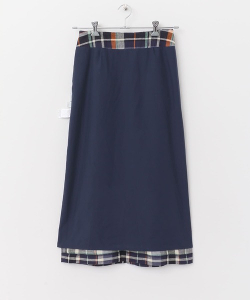 URBAN RESEARCH DOORS（アーバンリサーチドアーズ）の「カラーチェックセミタイトスカート（スカート・レディース・ベージュ系その他/ブルー系その他・SMALL/MEDIUM）」の12枚目の写真
