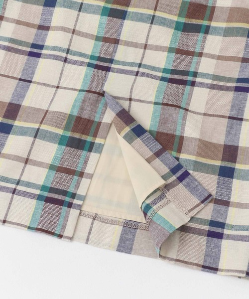 URBAN RESEARCH DOORS（アーバンリサーチドアーズ）の「カラーチェックセミタイトスカート（スカート・レディース・ベージュ系その他/ブルー系その他・SMALL/MEDIUM）」の22枚目の写真