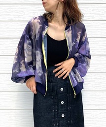 Q | ニュアンスカラーブルゾン(ブルゾン)