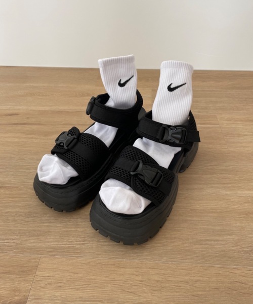 Didot.showroom（ディドット ショールーム）の「メッシュベルト厚底サンダル（サンダル・レディース・ブラック・22.5cm/23cm/23.5cm/24cm/24.5cm/25cm）」の7枚目の写真