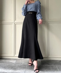 JUNOAH（ジュノア）の「ハイウエストベルトデザインマーメイドスカート（スカート）」