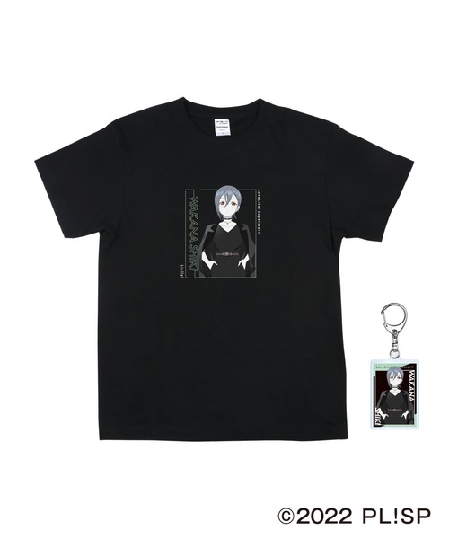 Tシャツ　若菜四季 Tシャツ＆アクリルキーホルダーセット ブラック XLサイズ 「ラブライブ!スーパースター!! BLACK COLLECTION by ZOZOTOWN」 ZOZOSPOT（ゾゾスポット）の「「ラブライブ！スーパースター