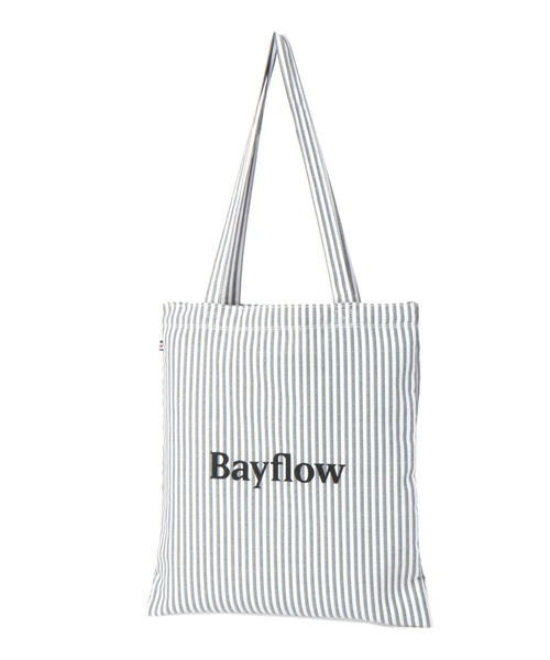 BAYFLOW(ベイフロー)の「ショッピングロゴトート(トートバッグ・レディース・イエロー/チャコール/ブルー/ブラック・FREE)」の2枚目の写真