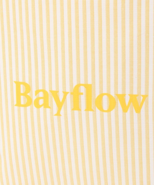 BAYFLOW(ベイフロー)の「ショッピングロゴトート(トートバッグ・レディース・イエロー/チャコール/ブルー/ブラック・FREE)」の15枚目の写真