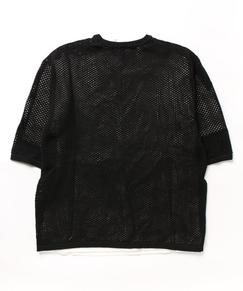 THISIS（ディスイズ）の「メッシュニット アンサンブルTシャツ（Tシャツ/カットソー・メンズ・ブラック/ベージュ・LARGE/X-LARGE/MEDIUM）」の5枚目の写真