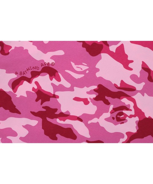 1A BATHING APE カモフラ 迷彩 ミニワンピ ピンク A BATHING APE - A Bathing Ape エイプ パーカーワンピース ピンク