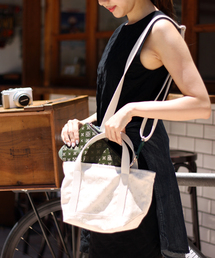 【極美品】russet　キャンバストート　モノグラム柄ショルダーストラップ ショルダーバッグ 2way モノグラム柄 グレー系（2022/05/21買取