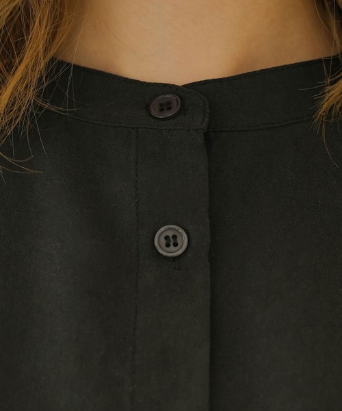 moulis'（ムーリス）の「2WAYボリュームスリーブブラウス（シャツ/ブラウス・レディース・ネイビー/ベージュ/イエロー・M-L/3L）」の13枚目の写真