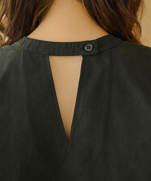 moulis'（ムーリス）の「2WAYボリュームスリーブブラウス（シャツ/ブラウス・レディース・ネイビー/ベージュ/イエロー・M-L/3L）」の18枚目の写真