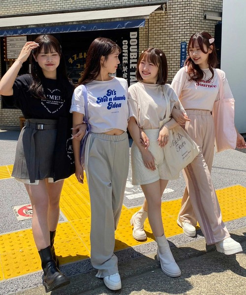 one after another NICE CLAUP(ワンアフターアナザーナイスクラップ)の「アソートロゴトートバッグ(トートバッグ・レディース・ラベンダー/ブラック/ピンク/ベージュ・FREE)」の21枚目の写真