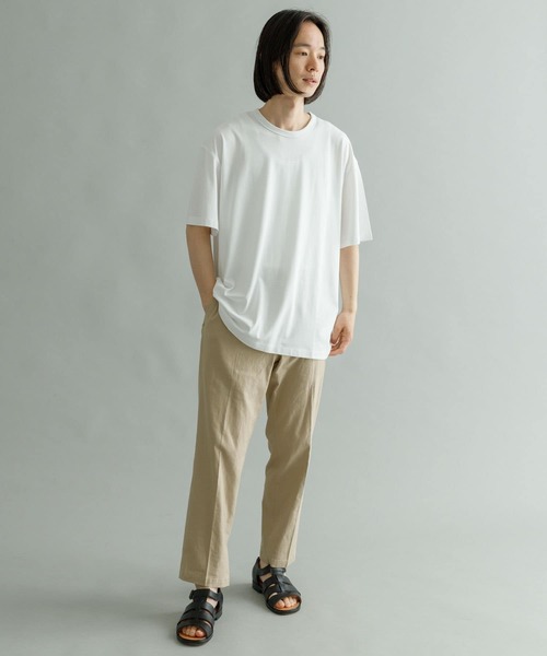 URBAN RESEARCH（アーバンリサーチ）の「『Sサイズ/XLサイズあり』『UR TECH』天竺Tシャツ（Tシャツ/カットソー・メンズ・グレー/ブラック/ネイビー/ホワイト・LARGE/X-LARGE/MEDIUM/SMALL）」の10枚目の写真