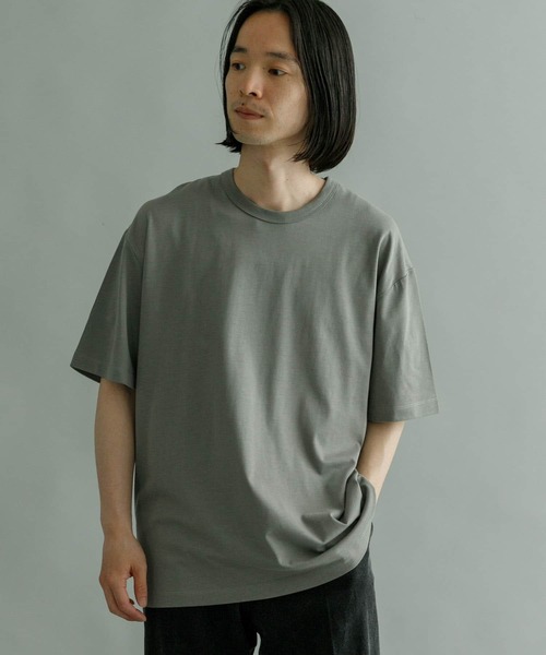 URBAN RESEARCH（アーバンリサーチ）の「『Sサイズ/XLサイズあり』『UR TECH』天竺Tシャツ（Tシャツ/カットソー・メンズ・グレー/ブラック/ネイビー/ホワイト・LARGE/X-LARGE/MEDIUM/SMALL）」の13枚目の写真