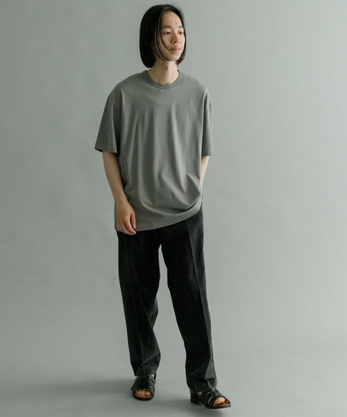 URBAN RESEARCH（アーバンリサーチ）の「『Sサイズ/XLサイズあり』『UR TECH』天竺Tシャツ（Tシャツ/カットソー・メンズ・グレー/ブラック/ネイビー/ホワイト・LARGE/X-LARGE/MEDIUM/SMALL）」の14枚目の写真