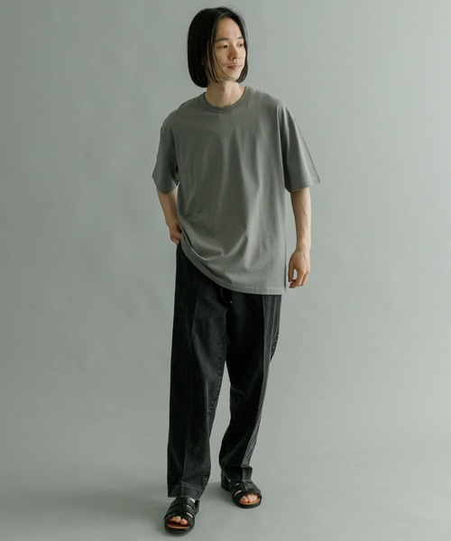 URBAN RESEARCH（アーバンリサーチ）の「『Sサイズ/XLサイズあり』『UR TECH』天竺Tシャツ（Tシャツ/カットソー・メンズ・グレー/ブラック/ネイビー/ホワイト・LARGE/X-LARGE/MEDIUM/SMALL）」の15枚目の写真