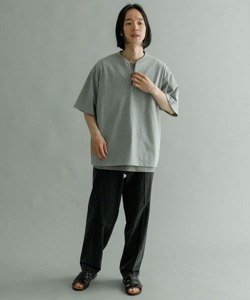 URBAN RESEARCH（アーバンリサーチ）の「『Sサイズ/XLサイズあり』『UR TECH』天竺Tシャツ（Tシャツ/カットソー・メンズ・グレー/ブラック/ネイビー/ホワイト・LARGE/X-LARGE/MEDIUM/SMALL）」の16枚目の写真