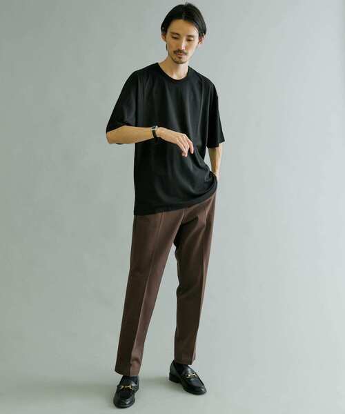 URBAN RESEARCH（アーバンリサーチ）の「『Sサイズ/XLサイズあり』『UR TECH』天竺Tシャツ（Tシャツ/カットソー・メンズ・グレー/ブラック/ネイビー/ホワイト・LARGE/X-LARGE/MEDIUM/SMALL）」の19枚目の写真