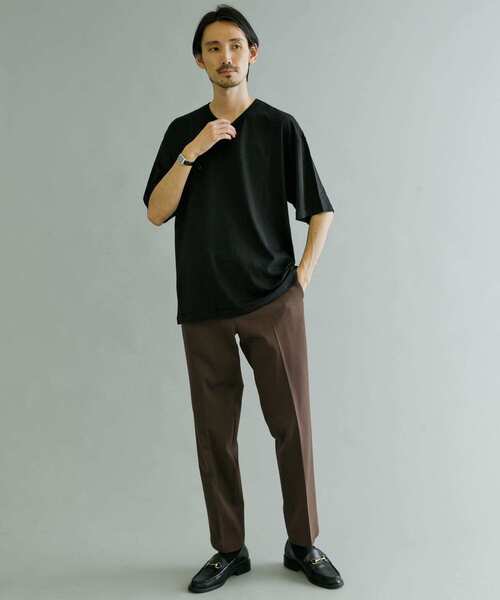 URBAN RESEARCH（アーバンリサーチ）の「『Sサイズ/XLサイズあり』『UR TECH』天竺Tシャツ（Tシャツ/カットソー・メンズ・グレー/ブラック/ネイビー/ホワイト・LARGE/X-LARGE/MEDIUM/SMALL）」の20枚目の写真