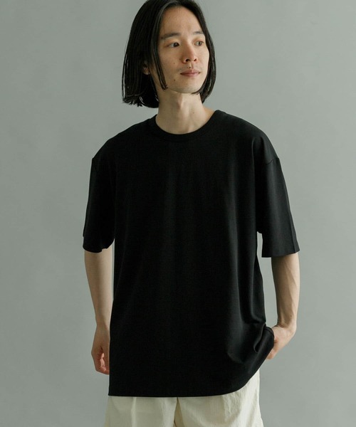 URBAN RESEARCH（アーバンリサーチ）の「『Sサイズ/XLサイズあり』『UR TECH』天竺Tシャツ（Tシャツ/カットソー・メンズ・グレー/ブラック/ネイビー/ホワイト・LARGE/X-LARGE/MEDIUM/SMALL）」の22枚目の写真