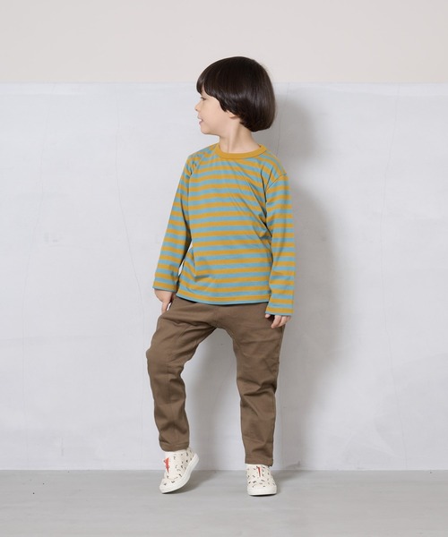 BIG FIELD（ビッグフィールド）の「ツイルマチツキテーパードパンツ（80～150cm)（その他パンツ・キッズ・ブラウン/ピンク/チャコール/グリーン・95/100/120/90/150/140/110/130/80）」の6枚目の写真