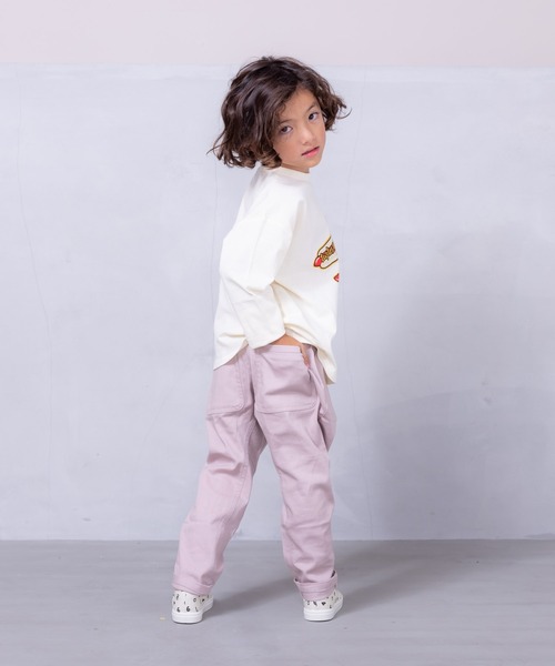 BIG FIELD（ビッグフィールド）の「ツイルマチツキテーパードパンツ（80～150cm)（その他パンツ・キッズ・ブラウン/ピンク/チャコール/グリーン・95/100/120/90/150/140/110/130/80）」の8枚目の写真