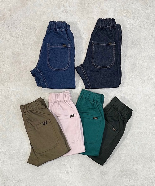 BIG FIELD（ビッグフィールド）の「ツイルマチツキテーパードパンツ（80～150cm)（その他パンツ・キッズ・ブラウン/ピンク/チャコール/グリーン・95/100/120/90/150/140/110/130/80）」の18枚目の写真