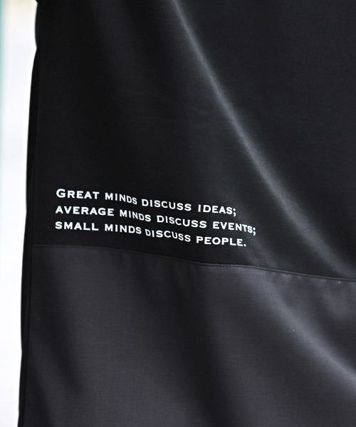 LUXSTYLE（ラグスタイル）の「ポンチブロック切替半袖Tシャツ（Tシャツ/カットソー・メンズ・グレイッシュベージュ/ホワイト/ブラック・L/M）」の7枚目の写真