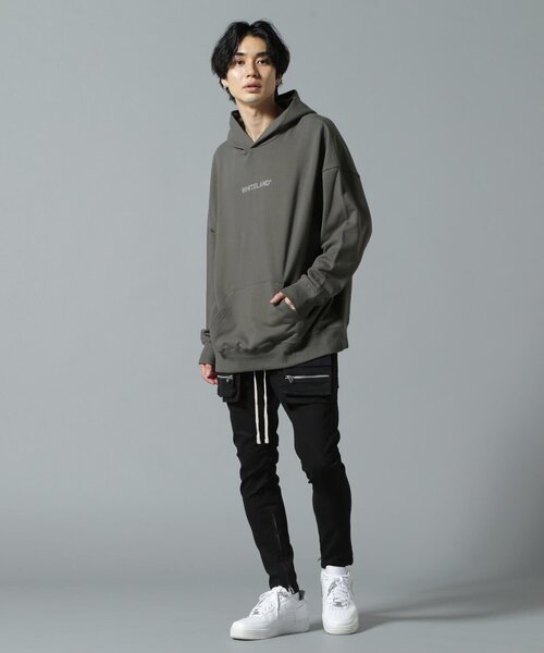 WHITELAND(ホワイトランド)の「【WEB&DEPOT限定】WHITELAND/ホワイトランド/LOGO SWT HOODY(パーカー・メンズ・グレー/ブラック/カーキ/ホワイト・SMALL/MEDIUM/LARGE)」の18枚目の写真