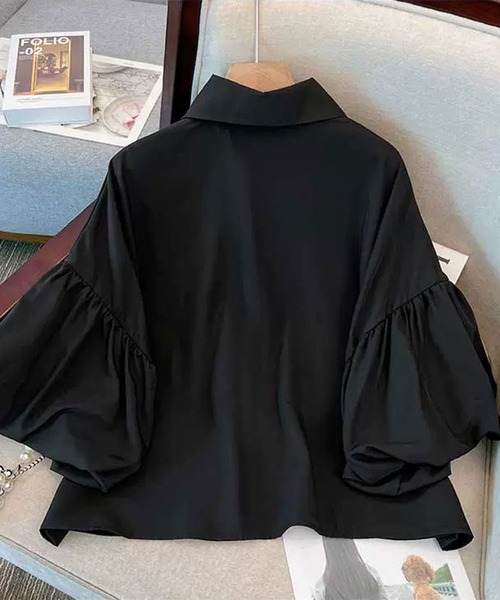 【美品】 バルーン袖シャツブラウス（シャツ/ブラウス）｜ANOTHER S トップス