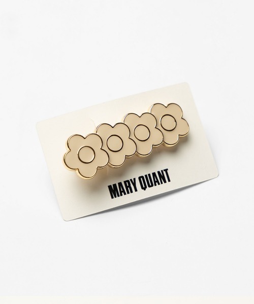 MARY QUANT（マリークワント）の「4デイジーエポ ワニクリップ（バレッタ/ヘアクリップ・レディース・ブラック/ベージュ・FREE）」の6枚目の写真