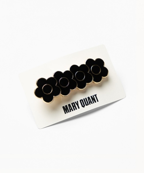 MARY QUANT（マリークワント）の「4デイジーエポ ワニクリップ（バレッタ/ヘアクリップ・レディース・ブラック/ベージュ・FREE）」の3枚目の写真
