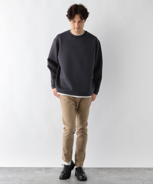 GLOBAL WORK(グローバルワーク)の「ライトクッションクルーレイヤー/704836(Tシャツ/カットソー・メンズ・チャコールグレー/グレー/ライトベージュ/ネイビー/グリーン/ブラック/スカイブルー・MEDIUM/LARGE/SMALL/X-LARGE)」の21枚目の写真