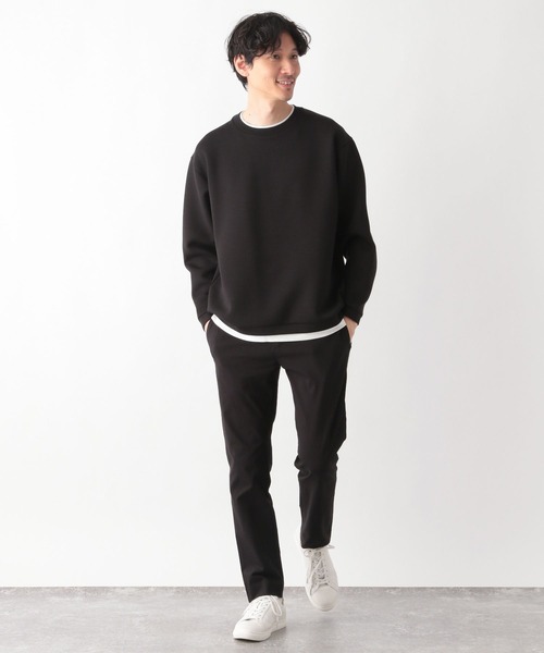 GLOBAL WORK(グローバルワーク)の「ライトクッションクルーレイヤー/704836(Tシャツ/カットソー・メンズ・チャコールグレー/グレー/ライトベージュ/ネイビー/グリーン/ブラック/スカイブルー・MEDIUM/LARGE/SMALL/X-LARGE)」の11枚目の写真