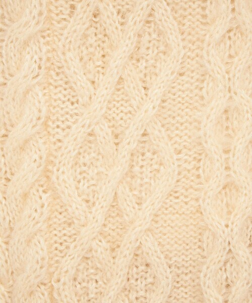 セール】モヘヤシャギーケーブルニットスカート（スカート）｜ME