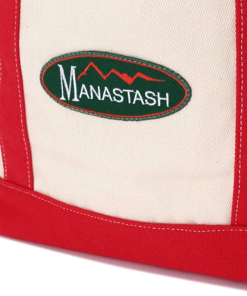 MANASTASH（マナスタッシュ）の「MANASTASH/マナスタッシュ/MANA HEMP TOTE SMALL（トートバッグ・メンズ・グリーン/レッド/ネイビー・F）」の9枚目の写真
